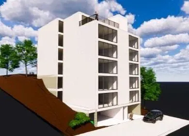 Georgia Building Concept Modern apartment building exterior view